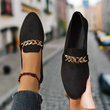 Load image into Gallery viewer, Women’s Pointed Toe Chunky Heel Shoes
