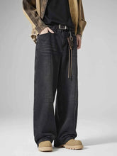 Load image into Gallery viewer, Men's Vintage Wash Loose Fit Jeans
