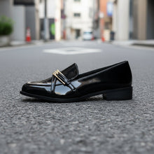 Load image into Gallery viewer, Women’s Patent Leather Square Toe Shoes
