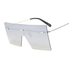 Load image into Gallery viewer, Oversized Luxury Graduent Elegnat Woman and Lady Sunglasses In Retro Vintage Modern Style Sunglasses  Rimless Eyewear oculos de sol SUnglasses With UV400Protection
