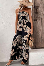 Load image into Gallery viewer, Perfee Printed Strapless : Wide Leg Jumpsuit with Pockets
