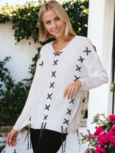 Load image into Gallery viewer, Criss-Cross Soft Tunic Sweater
