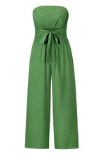 Load image into Gallery viewer, Tied Cutout Tube : Wide Leg Jumpsuit

