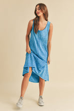 Load image into Gallery viewer, High-Low Hem Scoop Neck Midi Comfortable Tank Dress For Women Modern Chic, Versatile Design with Trendy High-Low Hem, Perfect for Casual &amp; Elevated Looks
