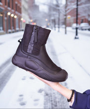Load image into Gallery viewer, Women’s Winter Plush Snow Boots – Waterproof Side Zip Thick Sole Boots
