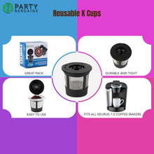 Load image into Gallery viewer, Upgrade Your Brew with Party Bargains Reusable Coffee Cups for 1.0 Brewers
