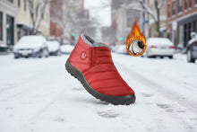 Load image into Gallery viewer, Women’s Warm Padded Lightweight Cotton Boots – Cozy Winter Non-Slip Outdoor Ankle Boots
