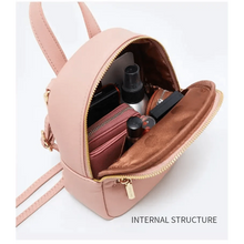 Load image into Gallery viewer, Famous Designer Mini Soft Touch Leather Small Backpack For Female And Girls Fashionable Ladies Bagpack Shoulder Bag
