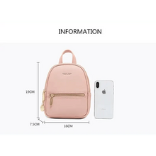 Load image into Gallery viewer, Famous Designer Mini Soft Touch Leather Small Backpack For Female And Girls Fashionable Ladies Bagpack Shoulder Bag
