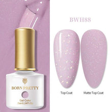 Load image into Gallery viewer, Fashion 2022 New Womens Colorful Nail Gel Polish Modern Glitter Pink Purple UV Diamond Stylish Design Nail Colors Gel For Girls and Women In Shinny Trend Color
