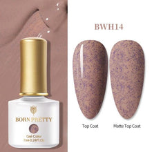 Load image into Gallery viewer, Fashion 2022 New Womens Colorful Nail Gel Polish Modern Glitter Pink Purple UV Diamond Stylish Design Nail Colors Gel For Girls and Women In Shinny Trend Color

