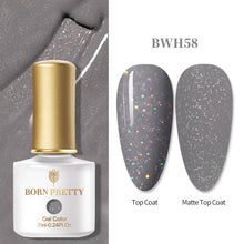 Load image into Gallery viewer, Fashion 2022 New Womens Colorful Nail Gel Polish Modern Glitter Pink Purple UV Diamond Stylish Design Nail Colors Gel For Girls and Women In Shinny Trend Color
