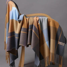 Load image into Gallery viewer, Fashion Autumn Winter Warm High Quality Long Soft Cashmere Hijabs Scarves Dot Pattern Tassels Elegant Thicken Wrap Shawl Ladies Lightweight Escharpe Soft Wool Cashmere Muffler For Women
