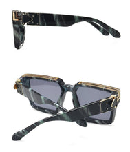 Load image into Gallery viewer, Fashion Black Design Stylish Sunglasses For Men &amp; Women Square Shape Driving Eyewear Classic Luxury Style Sun Glasses For Men Women Anti Blue Light Sun Glasses For Summer
