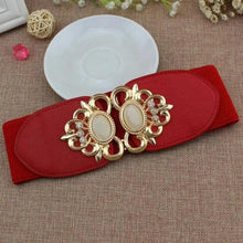 Load image into Gallery viewer, Fashion Black Elastic Waistband One-Piece Dress Women Decorative Belt Elegant Women's Style Party Dress Belts
