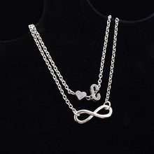 Load image into Gallery viewer, Fashion Bracelets Silver Color Geometric Infinity Symbol Letters Sterling Silver Adjustable Mother's Day Jewelry Gift Birthday Valentine’s Day Gifts For Women Mom Wife Girls

