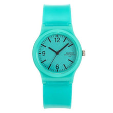 Load image into Gallery viewer, Fashion Casual Environmental Friendly Silicone Childrens Quartz Fashion Watches Retro Classic Analog Time Teacher Young Girls Teen Wrist Watch With Colorful Silicone Band For Valentine’s Day
