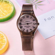 Load image into Gallery viewer, Fashion Casual Environmental Friendly Silicone Childrens Quartz Fashion Watches Retro Classic Analog Time Teacher Young Girls Teen Wrist Watch With Colorful Silicone Band For Valentine’s Day
