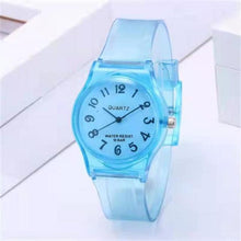 Load image into Gallery viewer, Fashion Casual Environmental Friendly Silicone Childrens Quartz Fashion Watches Retro Classic Analog Time Teacher Young Girls Teen Wrist Watch With Colorful Silicone Band For Valentine’s Day

