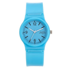 Load image into Gallery viewer, Fashion Casual Environmental Friendly Silicone Childrens Quartz Fashion Watches Retro Classic Analog Time Teacher Young Girls Teen Wrist Watch With Colorful Silicone Band For Valentine’s Day
