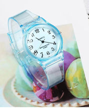 Load image into Gallery viewer, Fashion Casual Environmental Friendly Silicone Childrens Quartz Fashion Watches Retro Classic Analog Time Teacher Young Girls Teen Wrist Watch With Colorful Silicone Band For Valentine’s Day
