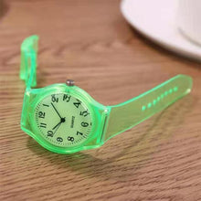 Load image into Gallery viewer, Fashion Casual Environmental Friendly Silicone Childrens Quartz Fashion Watches Retro Classic Analog Time Teacher Young Girls Teen Wrist Watch With Colorful Silicone Band For Valentine’s Day
