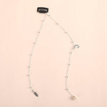Load image into Gallery viewer, Fashion Elegant Women Lady Rhinestone Shell Crystal Tassel Long Chain Beads Dangle Hairpin Side Clip Gorgeous Hair Accessories For Women
