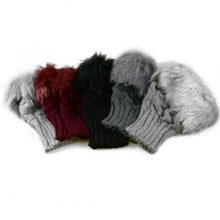 Load image into Gallery viewer, Fashion Fingerless Warm Wool Knitted Classic Fur Half One Size Finger Gloves For Women Cute Soft And Comfortable Trendy Fashion Stretchy Gloves For Women
