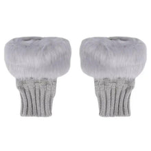 Load image into Gallery viewer, Fashion Fingerless Warm Wool Knitted Classic Fur Half One Size Finger Gloves For Women Cute Soft And Comfortable Trendy Fashion Stretchy Gloves For Women
