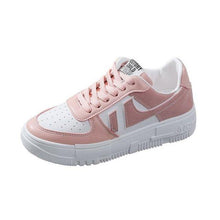Load image into Gallery viewer, Fashion Flats Womans Sneakers Casual Breathable Vulcanized Shoes Lace Up Woman Comfort Walking White Round Head Platform Casual Sports Cute Fashion Walking School Sneakers
