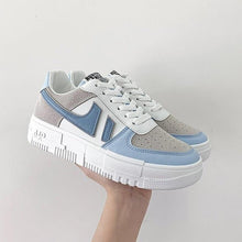 Load image into Gallery viewer, Fashion Flats Womans Sneakers Casual Breathable Vulcanized Shoes Lace Up Woman Comfort Walking White Round Head Platform Casual Sports Cute Fashion Walking School Sneakers

