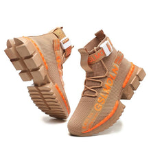 Load image into Gallery viewer, Fashion Flying Woven Sock Mens High Top Sneakers Men Non-slip Shoes Casual Shoes Running Modern Shoes Non Slip Athletic Tennis Walking Type Sneakers Hip Hop Style
