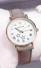 Load image into Gallery viewer, Fashion Girls Quartz Watches Bracelet Set Luminous Dial Watch Women Casual Leather Female Wrist Watch Leather Band Thin Minimalist Casual Simple Dress Quartz Analog Watch
