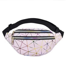 Load image into Gallery viewer, Fashion Holographic Women Waist Bags Modern Fanny Pack Adjustable Belt Bag Excellent Design Waist Packs Chest Phone Pouch

