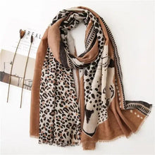 Load image into Gallery viewer, Fashion Leopard Scarf Women High Quality Autumn Winter Wrap Stylish Casual Wear Scarfs For Women Elegant Women's Scarf Fashion Scarf
