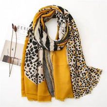 Load image into Gallery viewer, Fashion Leopard Scarf Women High Quality Autumn Winter Wrap Stylish Casual Wear Scarfs For Women Elegant Women's Scarf Fashion Scarf
