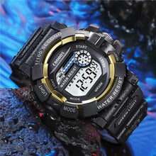 Load image into Gallery viewer, Fashion Luminous Children Watches For Boys Waterproof Electronic Silicone Strap Watch Fashion Sport Led Digital Wrist Watch Kids Sports Watch Waterproof Boys Multi-Function Digital Wristwatch
