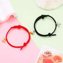 Load image into Gallery viewer, Fashion Matching Couple Bracelet Cute Heart Magnet Valentines Day Heart Ball Mutual Attraction Magnetic Rope Bracelets Magnetic Matching Friendship Rubber Strand Bracelets For Women Teens Couples Relationship Jewelry Gifts
