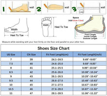 Load image into Gallery viewer, Fashion Mens Sneakers White Trend Casual Comfortable Black Mens Chunky Sneaker Design Summer White Outdoor Running Tennis Sneakers Sport Fashion Comfortable Casual Mens Sneakers
