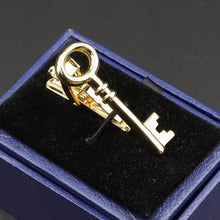 Load image into Gallery viewer, Fashion Metal Men Tie Clip Golden Musical Instrument Shape Simple Bar Clasp  Luxury Fashion Necktie Tie Clips Bar Variety Pattern Mens Suit Wedding Gift Unique Tie Clip
