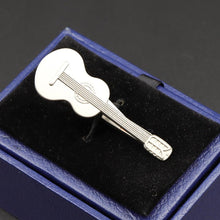 Load image into Gallery viewer, Fashion Metal Men Tie Clip Golden Musical Instrument Shape Simple Bar Clasp  Luxury Fashion Necktie Tie Clips Bar Variety Pattern Mens Suit Wedding Gift Unique Tie Clip
