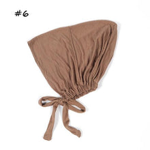 Load image into Gallery viewer, Fashion Modal Under Scarf  Hijab Turban Cap Cotton With Band Adjustable Inner Hijab cap Muslim Turban Hijab Cap For Women
