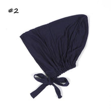 Load image into Gallery viewer, Fashion Modal Under Scarf  Hijab Turban Cap Cotton With Band Adjustable Inner Hijab cap Muslim Turban Hijab Cap For Women
