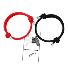 Load image into Gallery viewer, Fashion New Game Console Handle Couple Bracelet Magnet Charm Bracelet Game Controller Couples Bracelets Valentines Day Gifts Magnetic Matching Best Friend Bracelets Friendship Bracelets For Women Men

