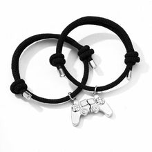 Load image into Gallery viewer, Fashion New Game Console Handle Couple Bracelet Magnet Charm Bracelet Game Controller Couples Bracelets Valentines Day Gifts Magnetic Matching Best Friend Bracelets Friendship Bracelets For Women Men
