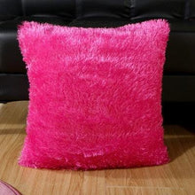 Load image into Gallery viewer, Fashion Plush Cushion Cover Shaggy Faux Fur Decorative Pillow Fur Pillows Fluffy Throw Pillows Cover Faux Fur Pillow Case Luxury Soft Cushion Cover Cushion Covers Home Living Room Seat Car Pink Pillowcase
