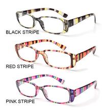 Load image into Gallery viewer, Fashion Print Reading Glasses Women Men Anti Blue Light Glasses Computer Goggles Eye Protection For Men And Women  Portable High-definition  Lens Retro Magnifier Eyewear Diopter +1.0~+4.0
