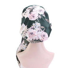 Load image into Gallery viewer, Fashion Printed Flowers Soft Beanie Turban Hat Inner Hijabs Cap Muslim Head Scarf Turban Bonnet Ladies Wrap Under Hijab Caps For Women
