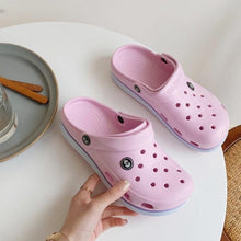 Load image into Gallery viewer, Fashion Sandal Clogs Women Slippers Soft Bottom Beach Sandals Women Clog Sandals Breathable Ankle-Wrap EVA Clogs Slippers For Women Fashion Comfortable Slip On Slides Shoes
