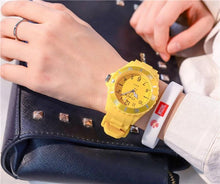 Load image into Gallery viewer, Fashion Silicone Women Watches Simple Sport Quartz Wristwatches Fresh Children Clock Casual Quartz Wristwatch Silicone Band Watch For Women Girls Student Watches

